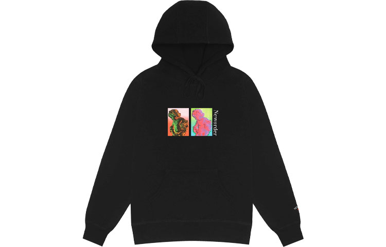 NOAH x NEW ORDER Technique Graphic Hoodie Unisex Black. SS19SS21-BLACK