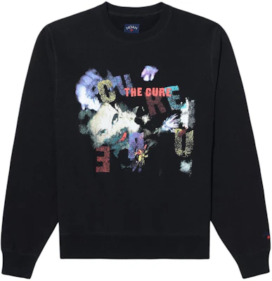 NOAH x The Cure 콜라보 유니섹스 블랙 프린트 긴소매 풀오버 맨투맨 SS157FW23BLK Buy NOAH x The Cure 콜라보 유니섹스 블랙 프린트 긴소매 풀오버 맨투맨 SS157FW23BLK