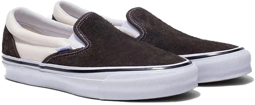 Noah x Vans OG Classic Slip-On LX 'Brown' VN0A32QNBRO Lookbook Noah x Vans OG Classic Slip-On LX 'Brown' VN0A32QNBRO