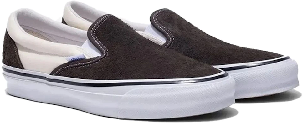Noah 联名 Vans OG Classic Slip-On LX '棕色' VN0A32QNBRO Lookbook Noah 联名 Vans OG Classic Slip-On LX '棕色' VN0A32QNBRO