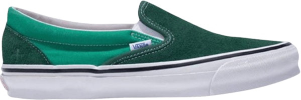 Noah x Vans OG Classic Slip-On LX 'Green' VN0A32QNGRN Noah x Vans OG Classic Slip-On LX 'Green' VN0A32QNGRN