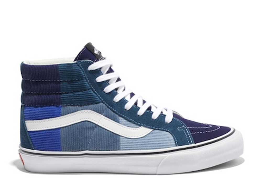 Buy Noah x Vault by Vans Sk8-Hi Corduroy Patchwork 'Navy' Sepatu Pria NOAH-VANS-SK8HI-NV