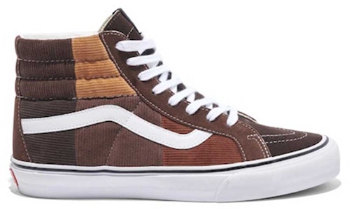 노아 x 반스 볼트 스케이트-하이 코듀로이 패치워크 '브라운' NOAH-VANS-SK8HI-BR Buy 노아 x 반스 볼트 스케이트-하이 코듀로이 패치워크 '브라운' NOAH-VANS-SK8HI-BR