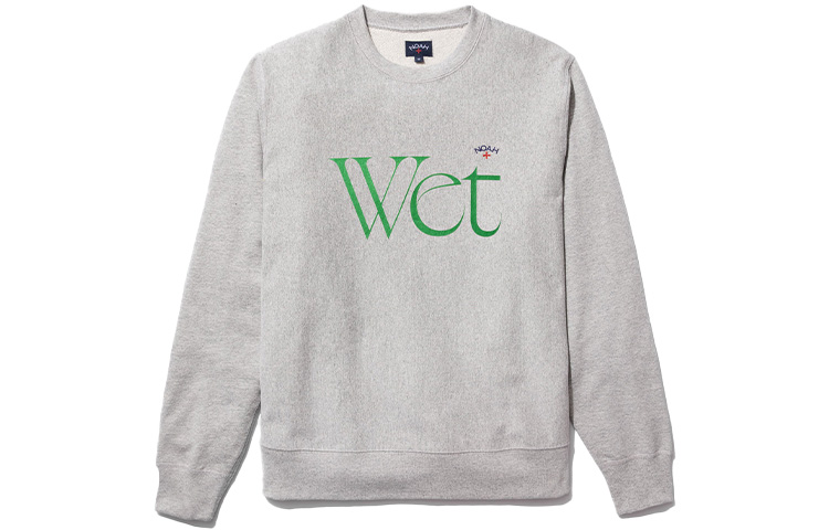 NOAH x WET Logo Pullover Long Sleeve Sweatshirt Unisex. SS062FW21