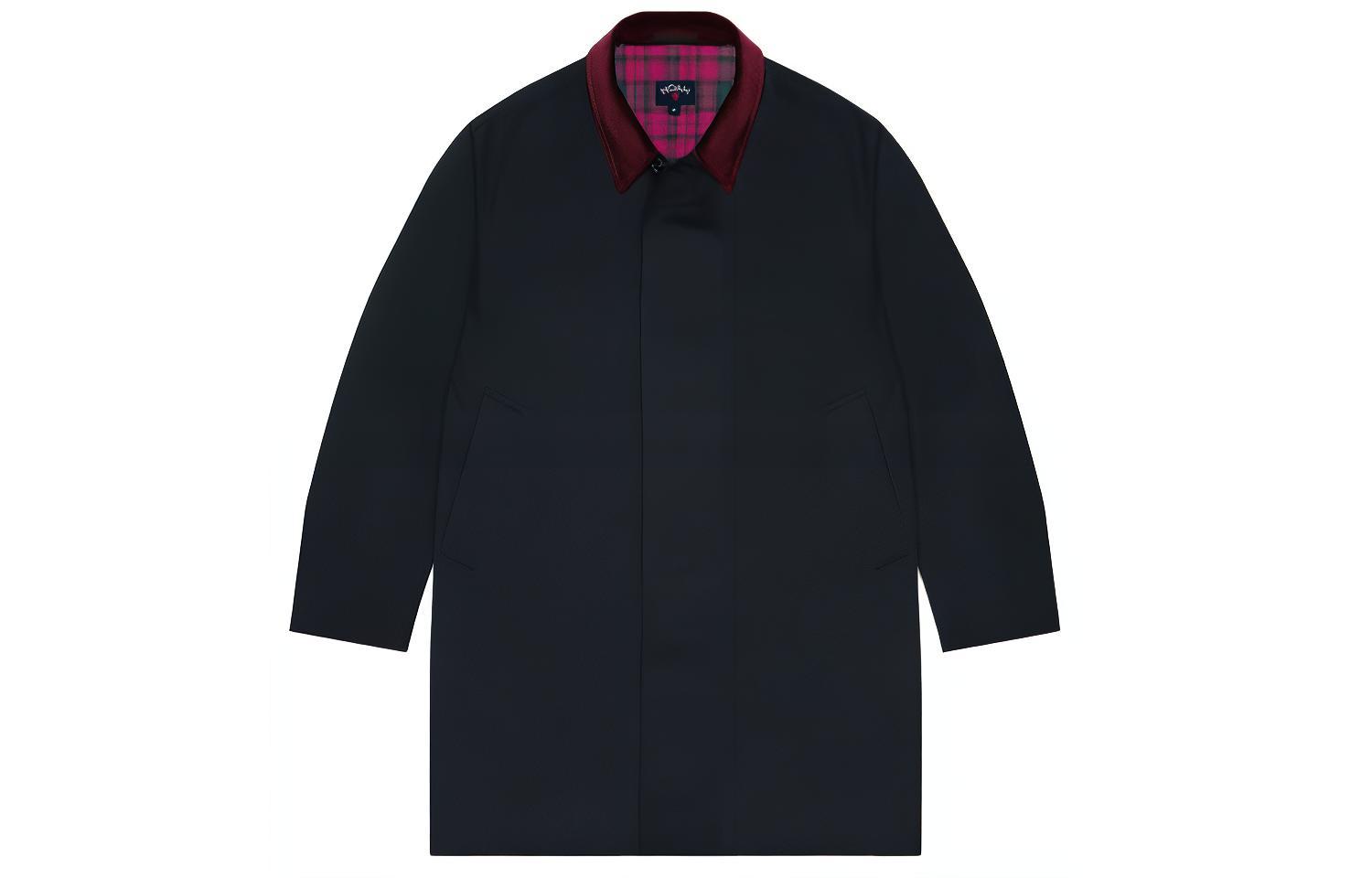 NOAH Yphoon Typhoon Blue Twill Jacket Unisex Loose Fit J4SS21-NAVY