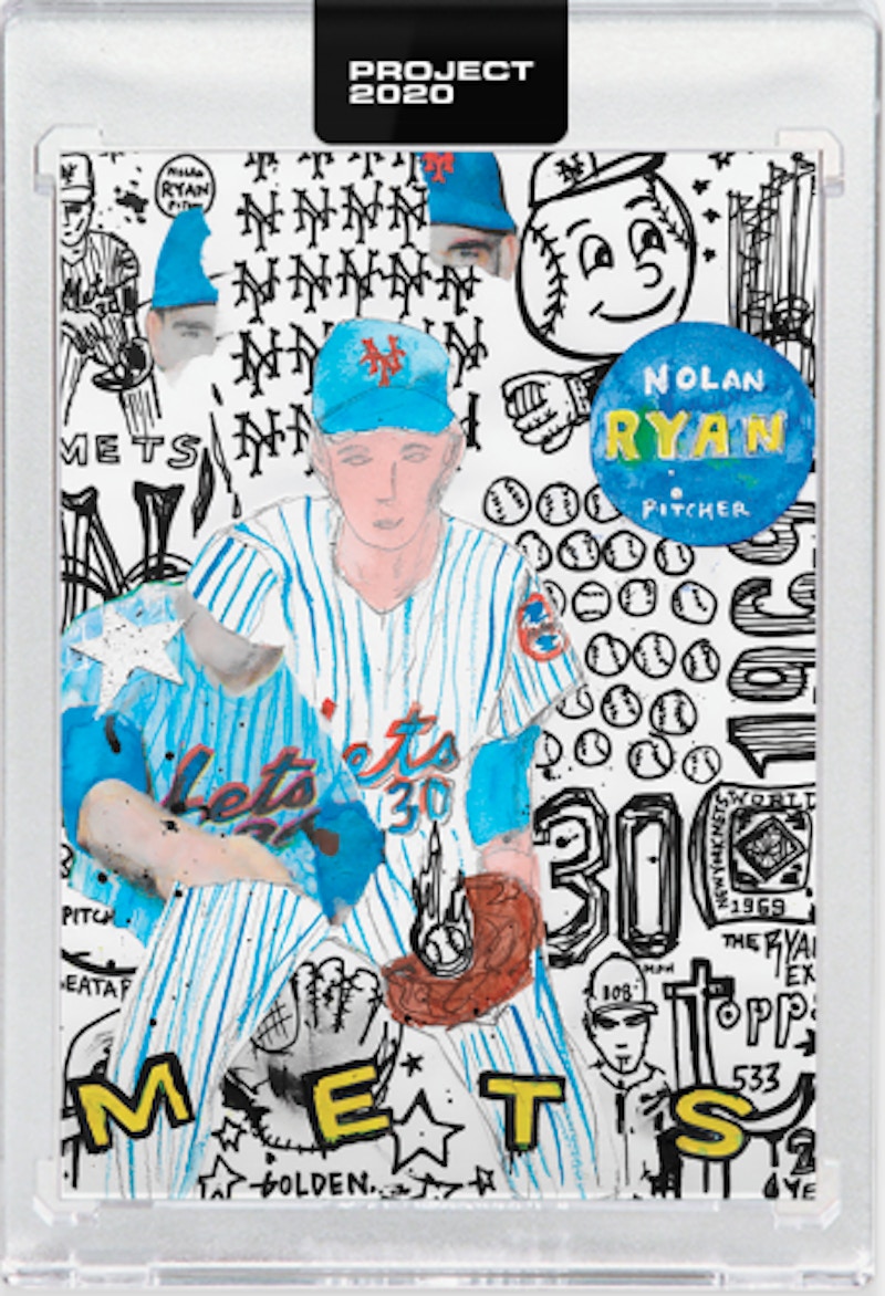 Nolan Ryan 1969 Topps Project 2020 Gregory Siff  /2215 #30