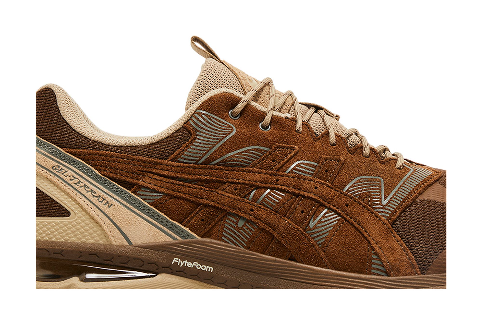 Lookbook nonnative x ASICS Gel Terrain GORE-TEX 'Brown' 1203A584-200