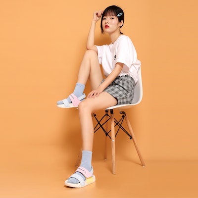 New Balance Noritake x New Balance Sports Sandals Blue/Pink/Yellow SUFNCLAT 2