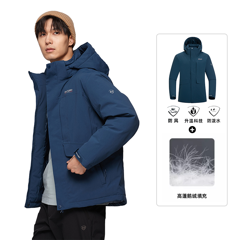 NORTHLAND  Windproof Water-Resistant Down Jacket Outdoor Winter Coat NDJDT5664E