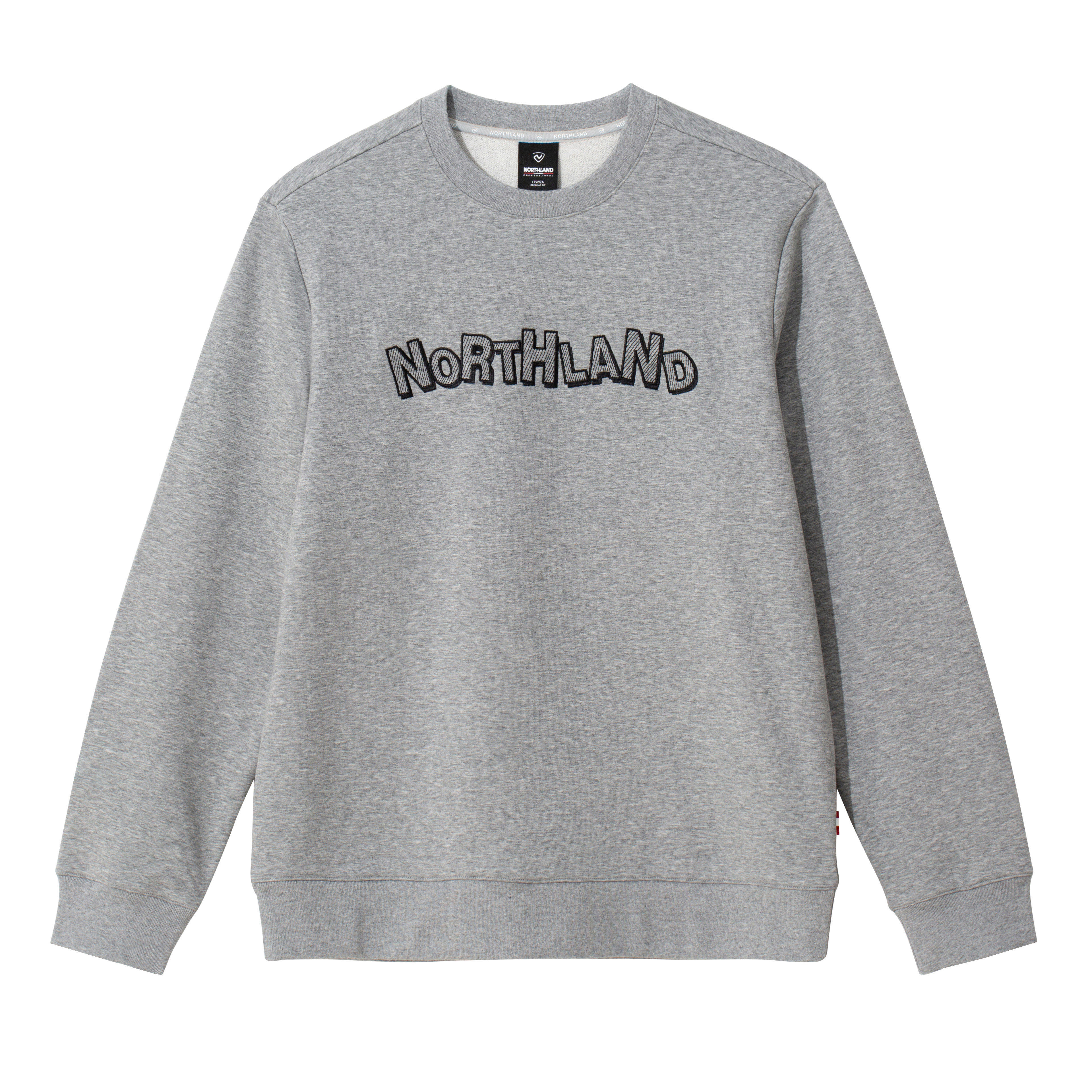 NORTHLAND Logo Print Crewneck Long Sleeve Sweatshirt for Men - Outdoor Casual Wear NHDDT5114S
