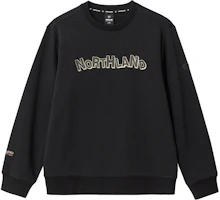 NORTHLAND Loose Fit Stretch Crewneck Sweatshirt with Letter Logo Print. NHDDT5504S NORTHLAND Loose Fit Stretch Crewneck Sweatshirt with Letter Logo Print. NHDDT5504S