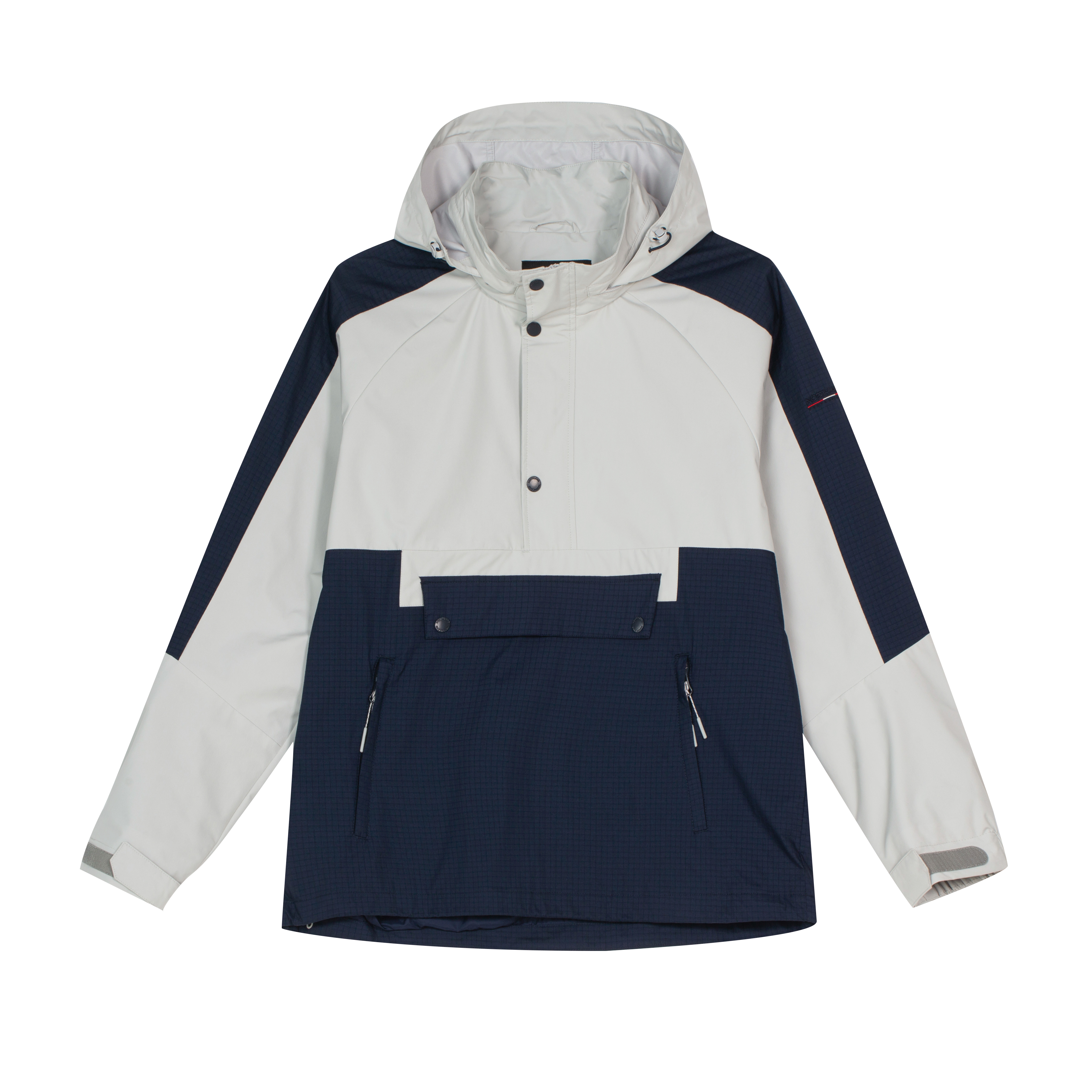 NORTHLAND Outdoor Waterproof Jacket with Detachable Hood and Colorblock Design. NCOCT5208S