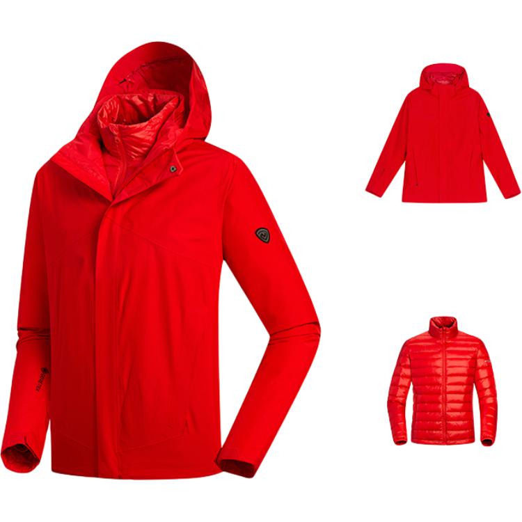 NORTHLAND Professional 3-in-1 Waterproof Down Jacket with Windproof Warmth NWJBH5502D