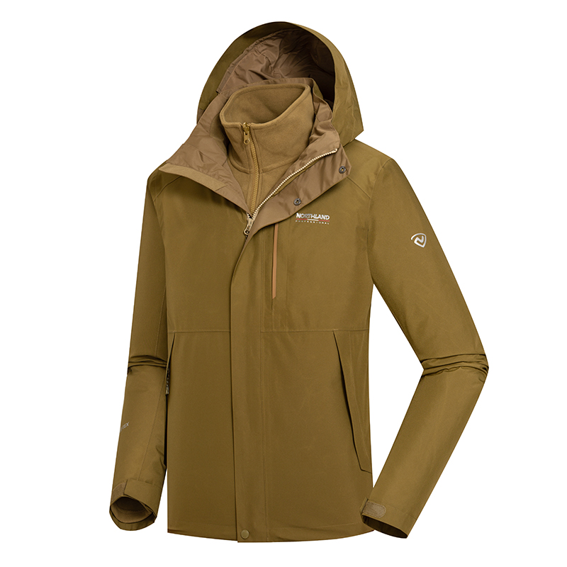 NORTHLAND PROFESSIONAL 3-in-1 Waterproof Hiking Jacket with Detachable Fleece. NWJDH5633E
