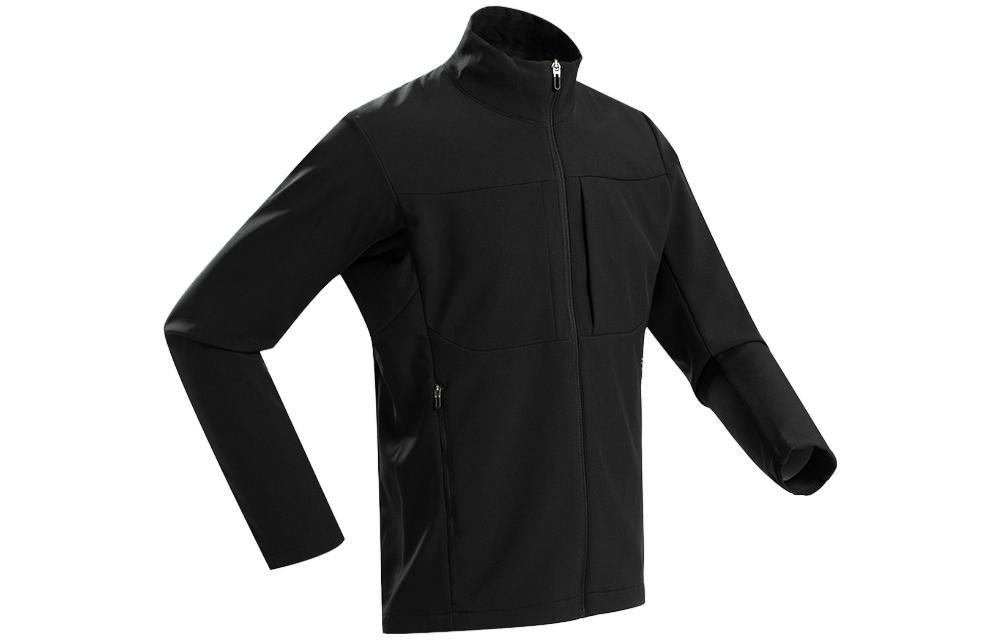 NORTHLAND PROFESSIONAL Black Casual Multi-Pocket Zip-Up Jacket. NXJDH5505D
