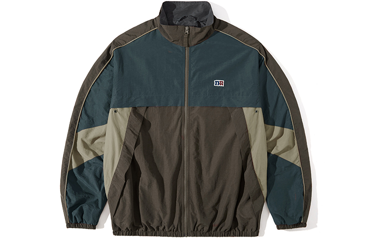 NOTHOMME Retro Outdoor Nylon Jacket - Lightweight, Colorblock, Unisex Design 23W017
