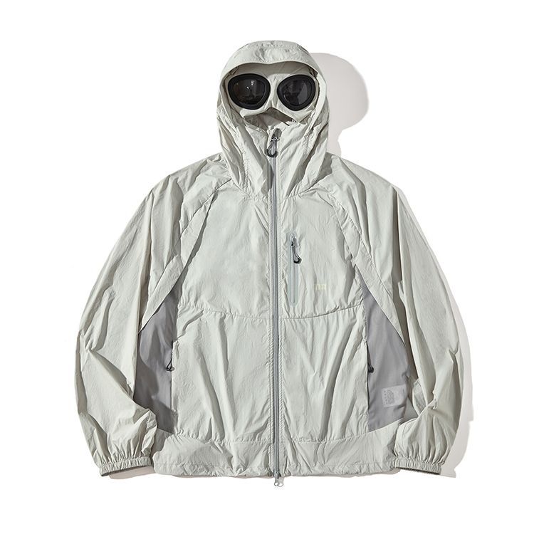 NOTHOMME UPF100+ Lightweight Skin Jacket w/ Detachable Sunglasses Mask Unisex 24W016