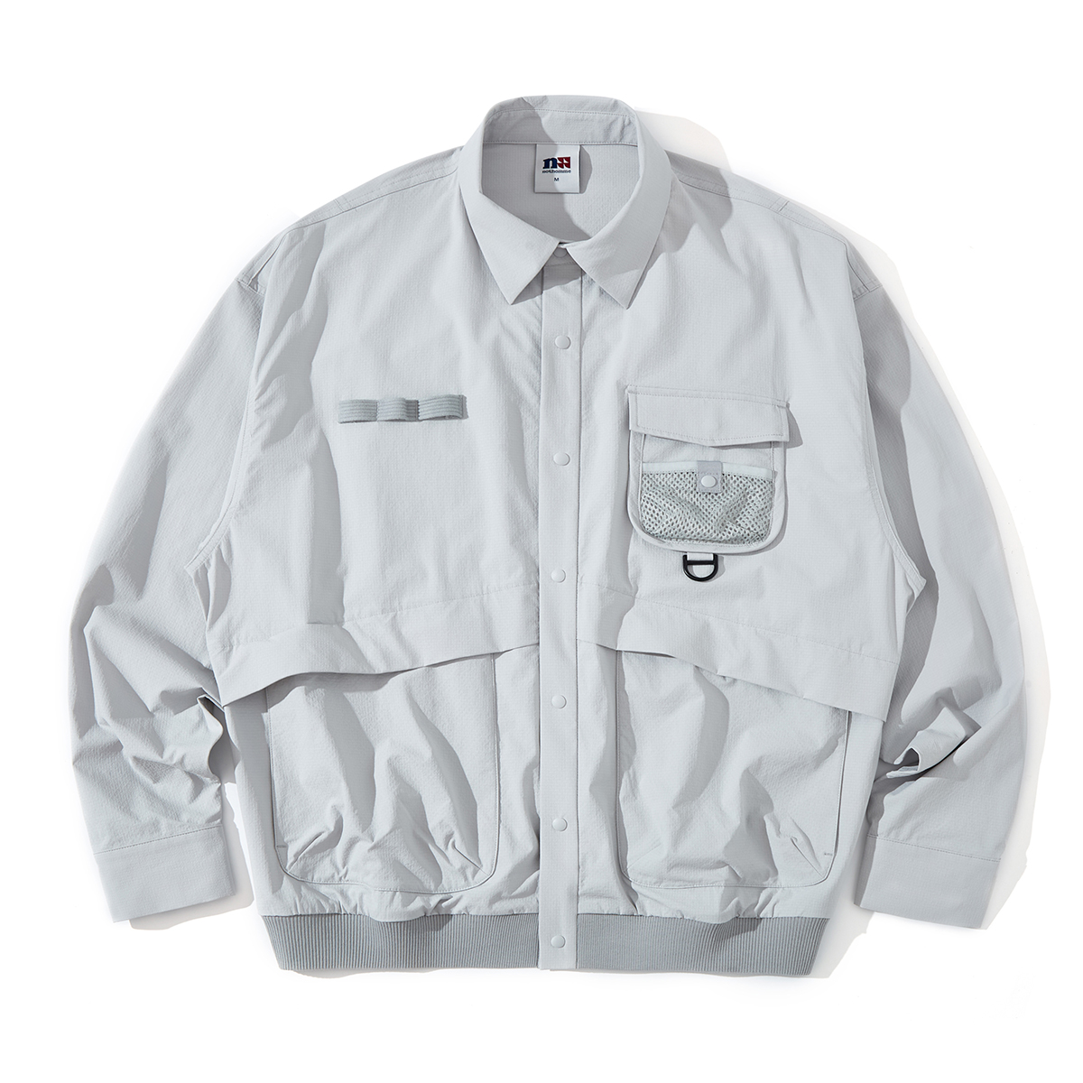 NOTHOMME Waterproof Outdoor Camping Jacket Textured Multi-Pocket Shirt Unisex 24W008