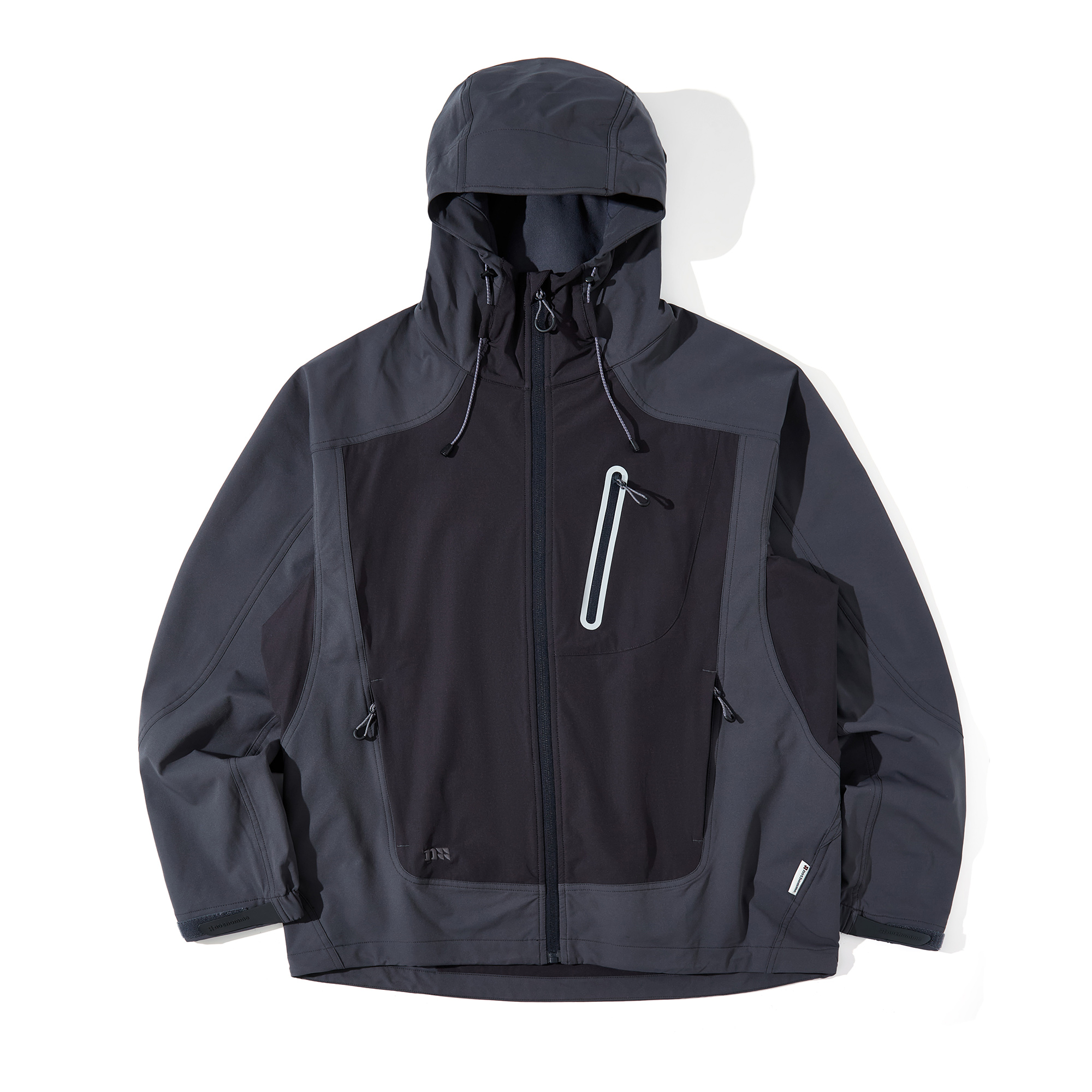 NOTHOMME Waterproof Outdoor Hiking Camping Loose Softshell Hooded Jacket Unisex 24W005