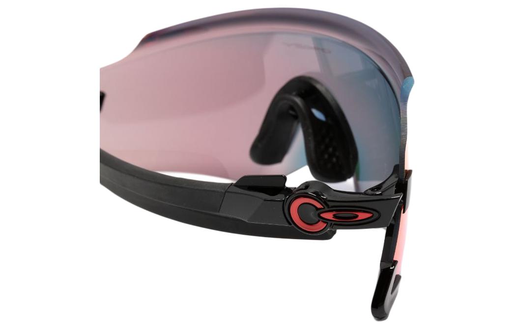 Oakley  Black Irregular Acetate Sunglasses with Embossed Logo Temples. OO9455M 圖 4