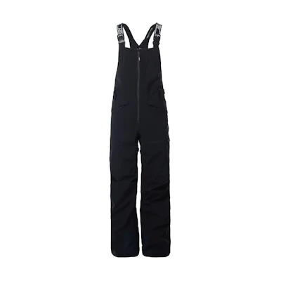 Oakley Black Logo Printed Waterproof Overalls with Zipper Pockets. FOA400939-02E