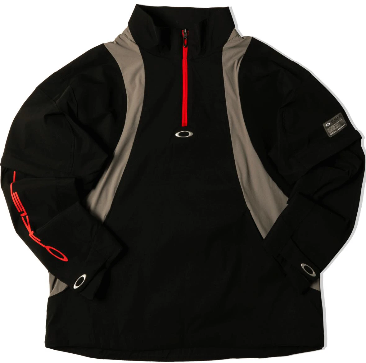 oakley-colorblock-slim-fit-long-sleeve-jacket-black-foa-406419-02-e