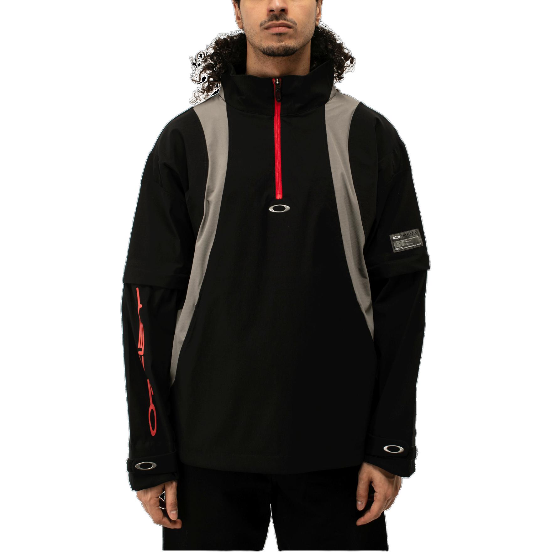 Lookbook Oakley  Colorblock Slim Fit Long Sleeve Jacket - Black FOA406419-02E