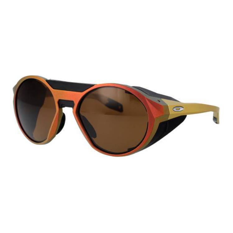 Oakley  Irregular Red Acetate Sunglasses with Logo Temple Design. 0OO9440944023 圖 2