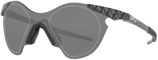 Oakley Irregular Sunglasses Gray with Logo Design on Temples. 9468-01 Oakley Irregular Sunglasses Gray with Logo Design on Temples. 9468-01