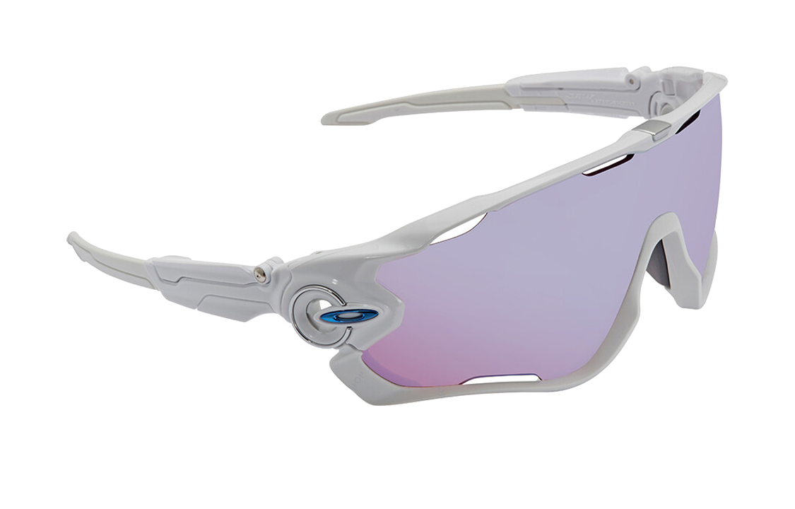 Oakley  Irregular White Sunglasses with Gradient Lenses. OO929092902131
