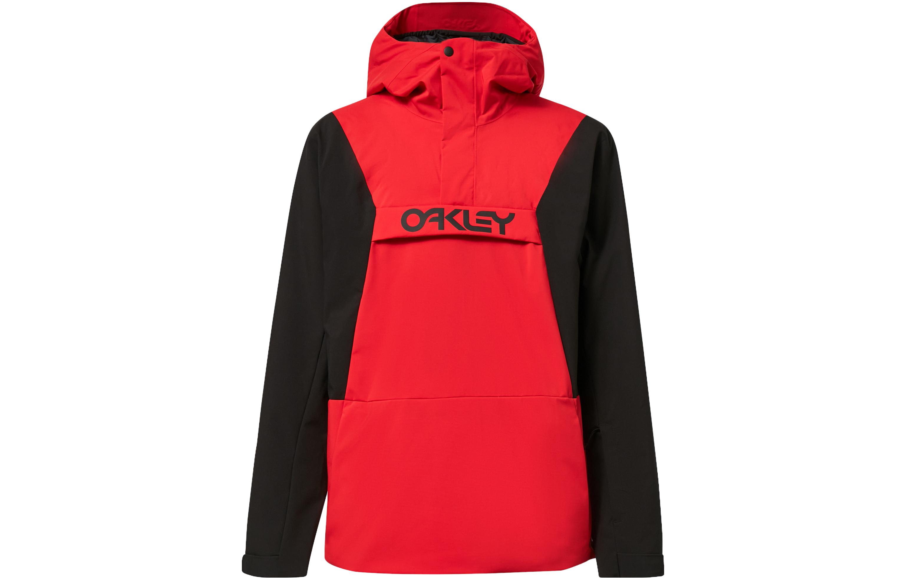 Oakley  Red Hoodie Jacket with Lettering. FOA403652-9MF