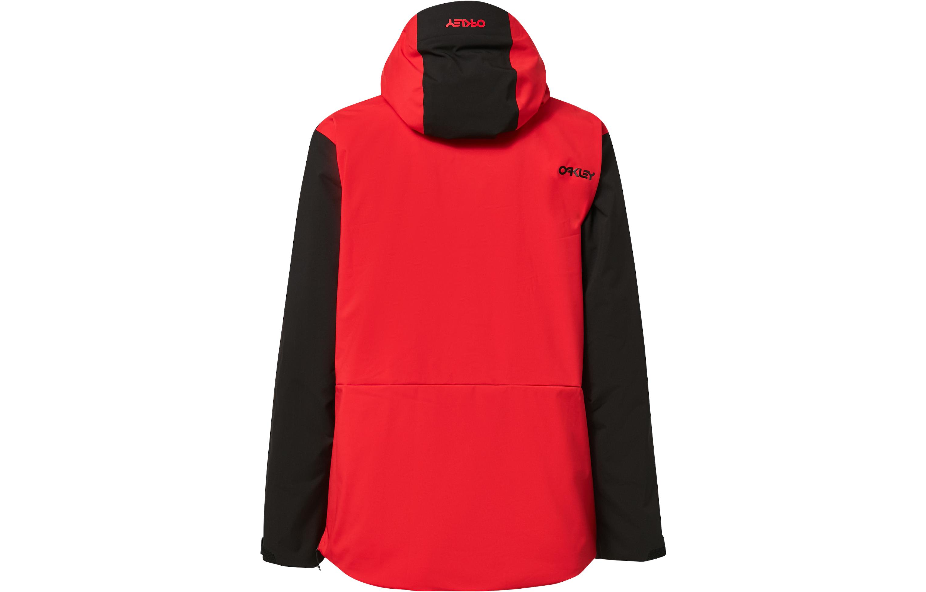 Lookbook 오클리 레터링 레드 후디 자켓. FOA403652-9MF