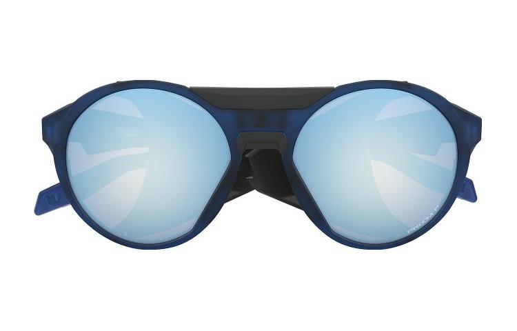 Lookbook 奧克利 圓形太陽眼鏡 藍色 鏡腳 LOGO 詳細設計 OO94400556