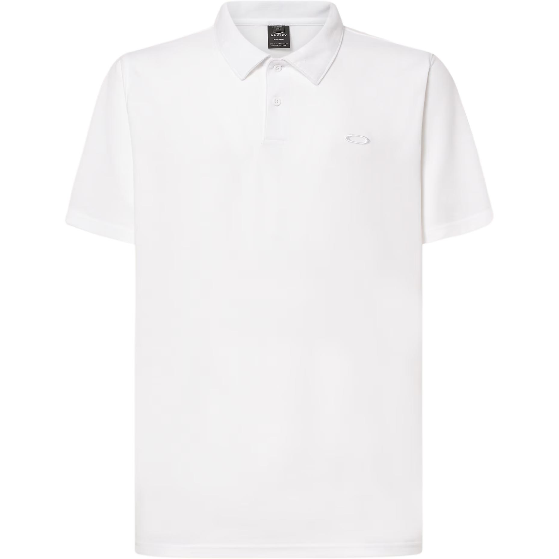Oakley  Solid Color Logo Embroidered Polo Shirt FOA404809-1A1