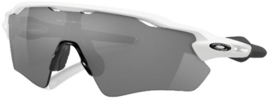 Oakley White Irregular Shape Plastic Sunglasses with Logo Temples. OO9208920894 Oakley White Irregular Shape Plastic Sunglasses with Logo Temples. OO9208920894