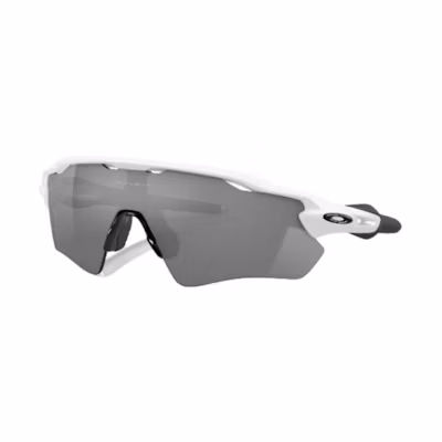 Oakley White Irregular Shape Plastic Sunglasses with Logo Temples. OO9208920894