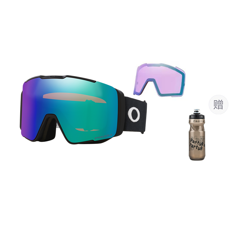 Oakley Asian Fit Anti-Fog UV Protection Ski Goggles Dual Lens Unisex Magnetic 7143A LINE MINER PRO 圖 17