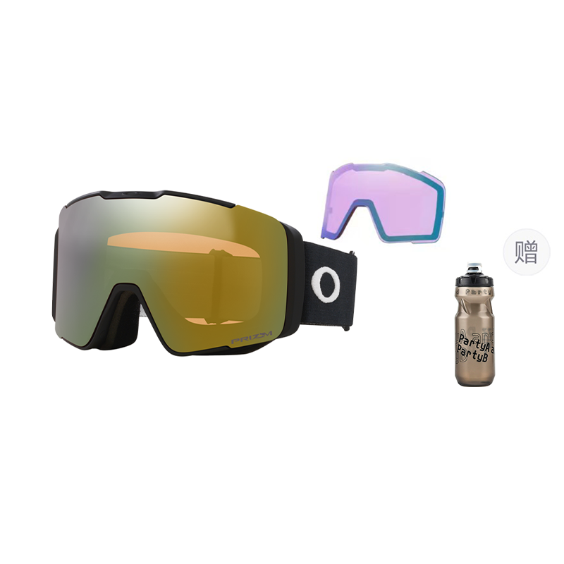 Oakley Asian Fit Anti-Fog UV Protection Ski Goggles Dual Lens Unisex Magnetic 7143A LINE MINER PRO 圖 22