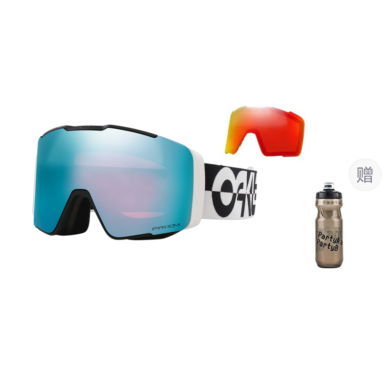 Oakley Asian Fit Anti-Fog UV Protection Ski Goggles Dual Lens Unisex Magnetic 7143A LINE MINER PRO 圖 47