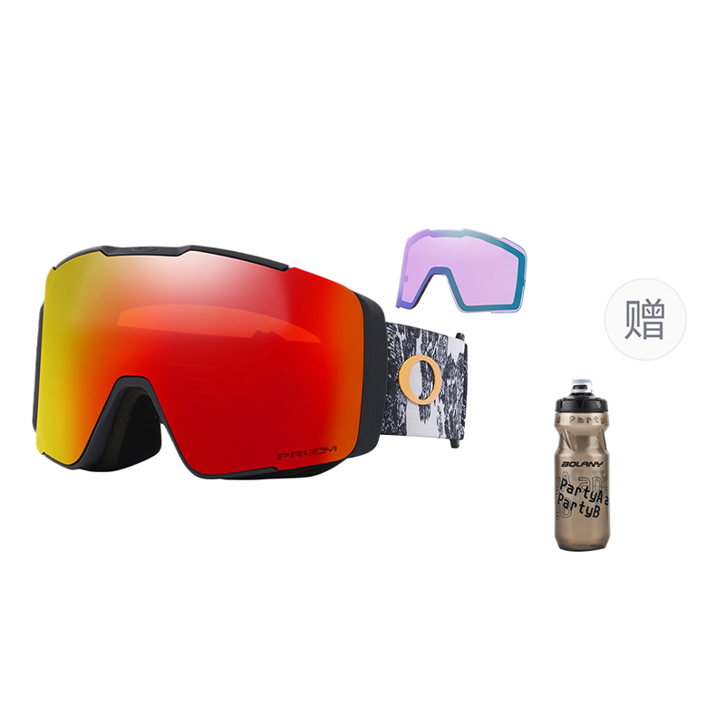 Oakley Asian Fit Anti-Fog UV Protection Ski Goggles Dual Lens Unisex Magnetic 7143A LINE MINER PRO 圖 62