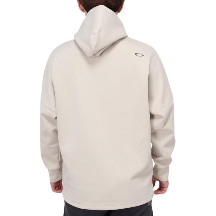 Shop Oakley Badge Logo Hoodie Long Sleeve Light Brown FOA406361-20J