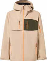 Oakley Beige Hooded Jacket with Zippered Pockets FOA404735-31R Oakley Beige Hooded Jacket with Zippered Pockets FOA404735-31R