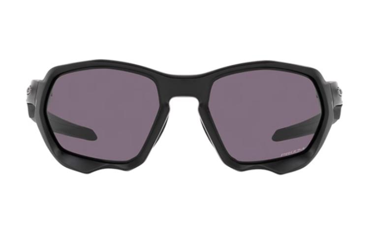 Lookbook Oakley 黑色蝴蝶框太陽眼鏡，附標誌，男女通用情侶設計。 9019a-01