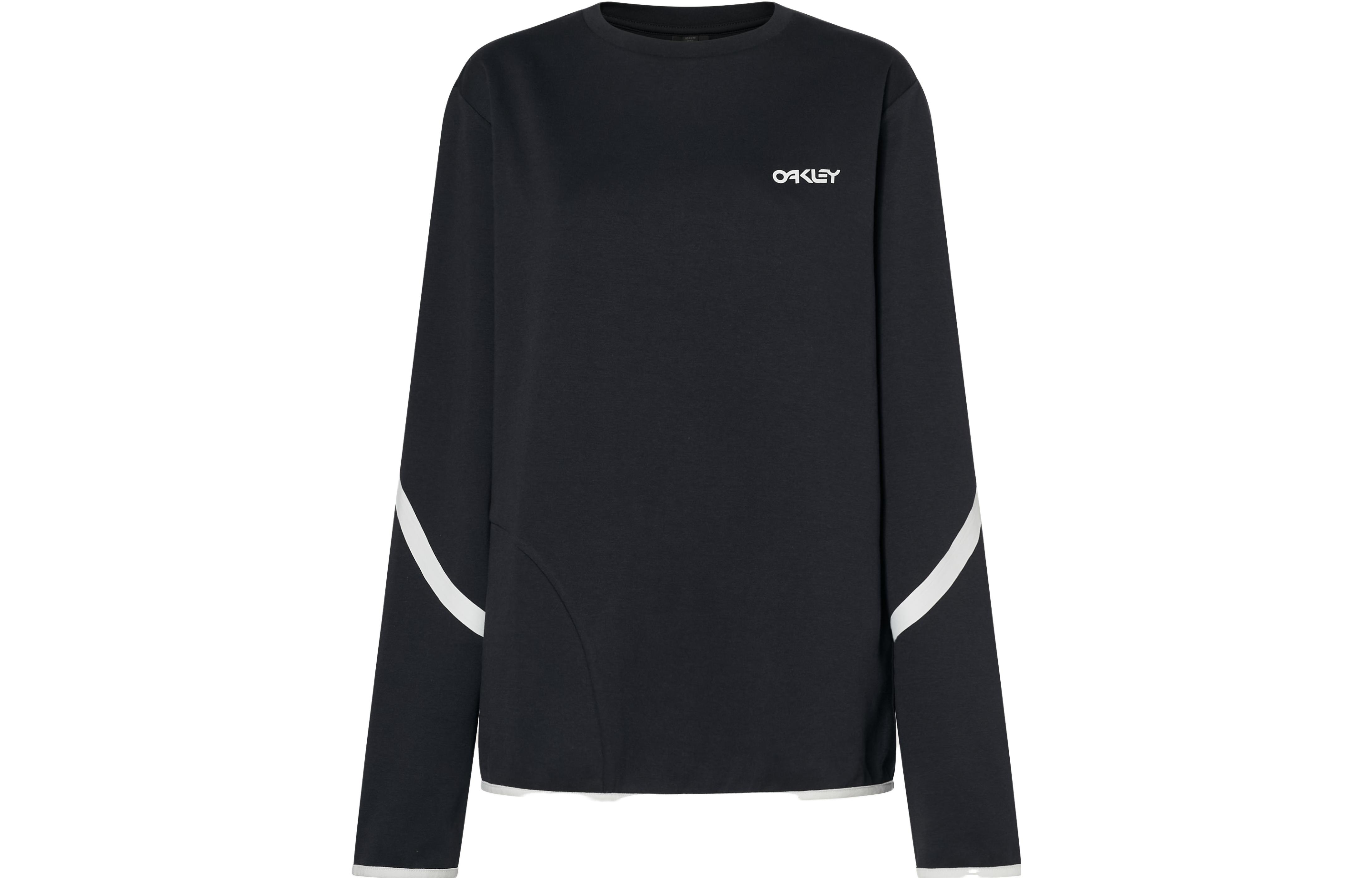 Oakley Black Crewneck Sweatshirt with Contrast Lettering Design FOA404798-02E