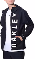 Oakley Black Hooded Lettering Zip-Up Jacket Long Sleeve FOA406272-02E Oakley Black Hooded Lettering Zip-Up Jacket Long Sleeve FOA406272-02E