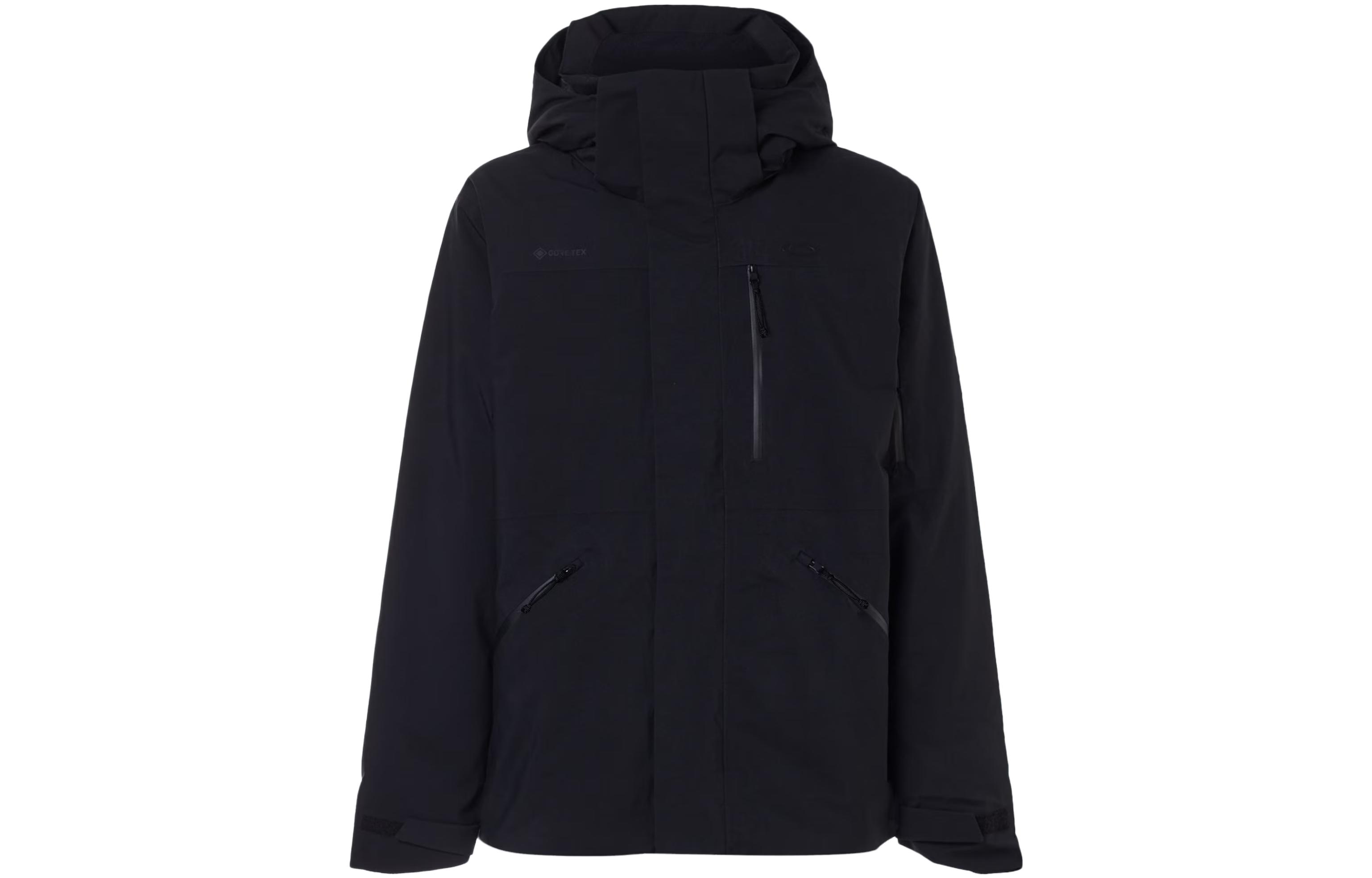 Oakley Black Hooded Zip Pocket Jacket FOA402346-02E