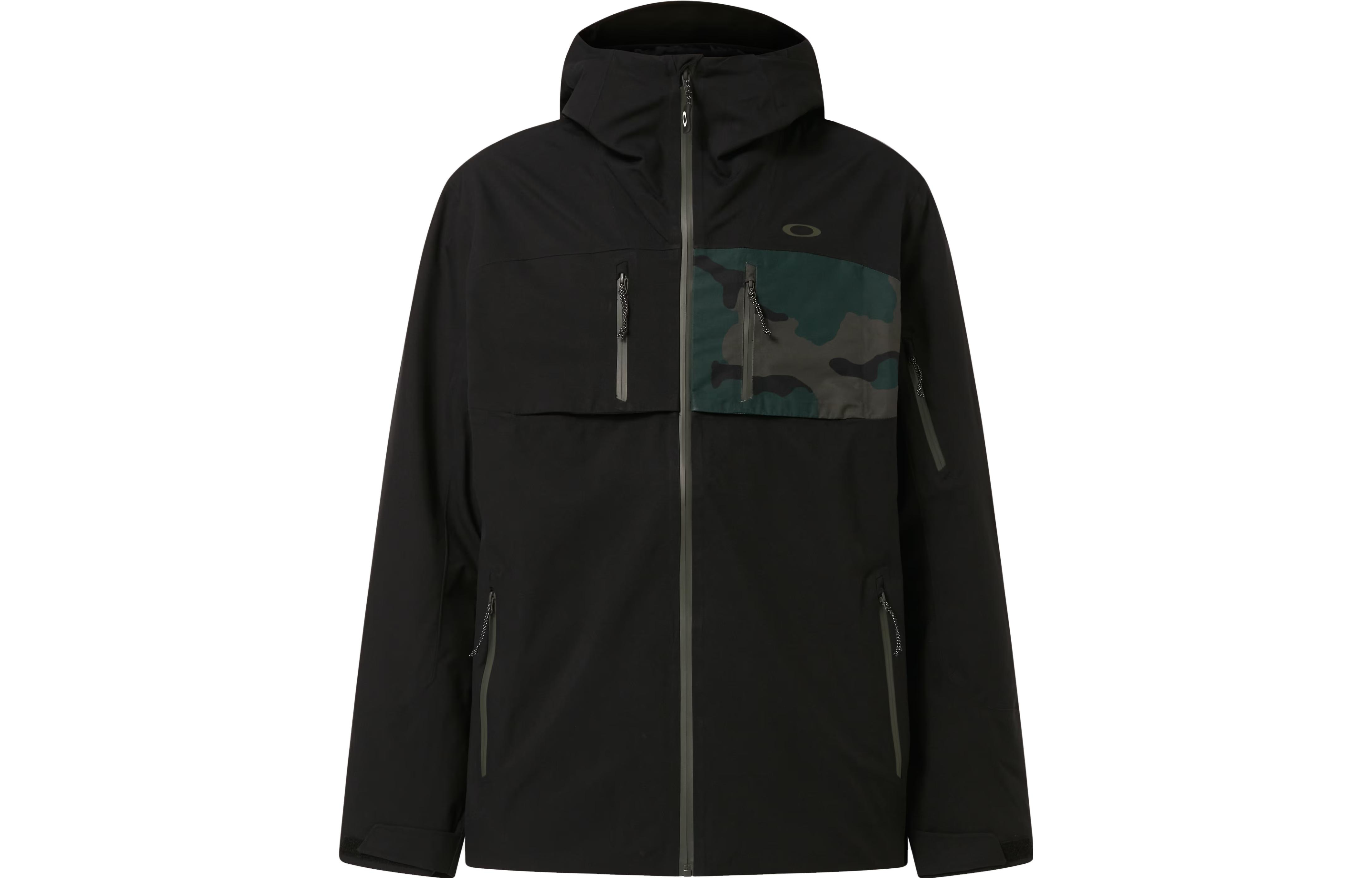 Oakley Black Hooded Zip Pocket Jacket FOA404735-93W