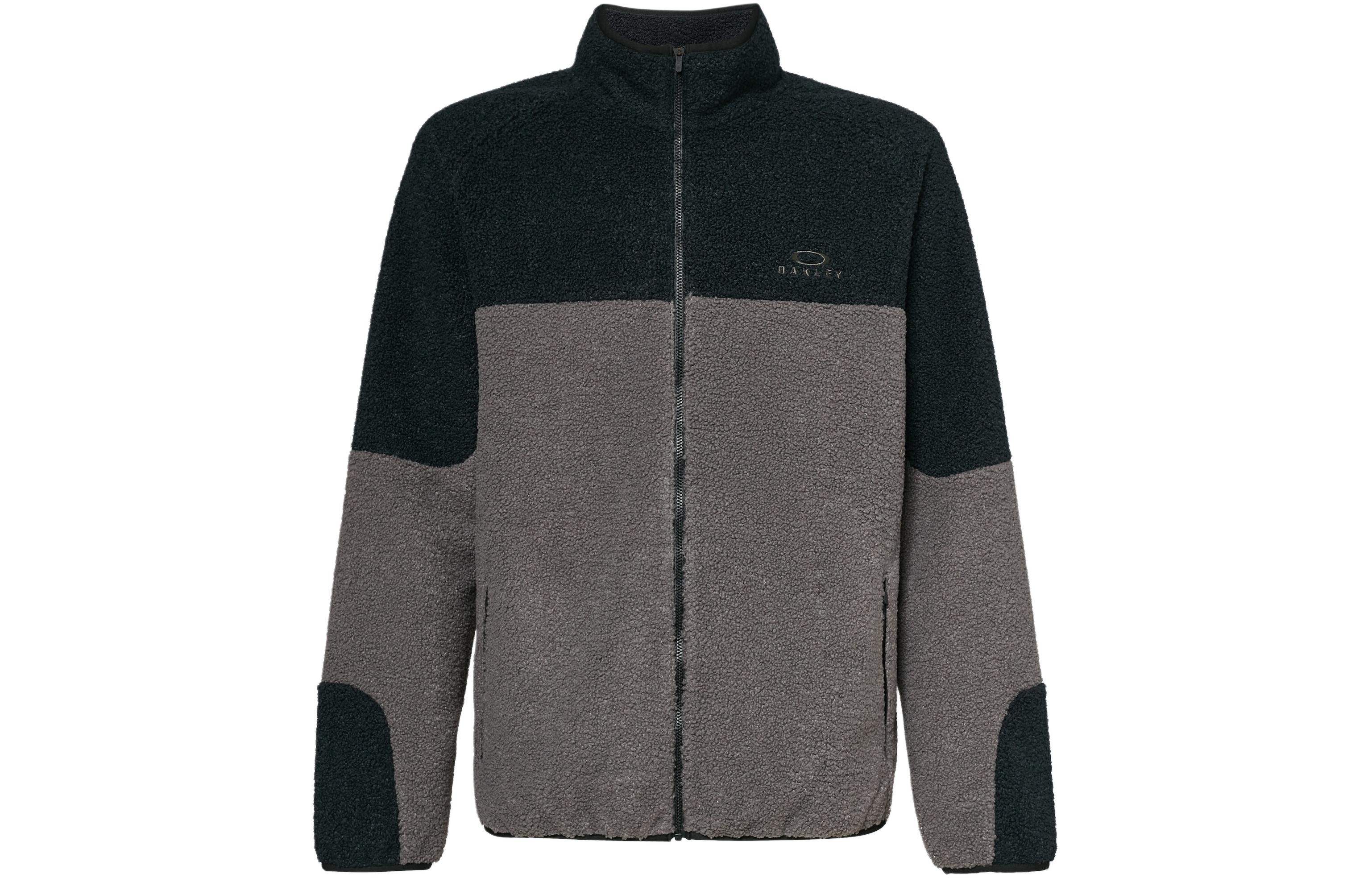 Oakley Black Logo Print Long-Sleeve Jacket – Comfortable and Stylish FOA403727-9HV