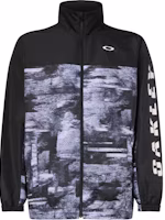 Oakley Black Logo Print Zip-Up Long Sleeve Jacket FOA405817-02E Oakley Black Logo Print Zip-Up Long Sleeve Jacket FOA405817-02E