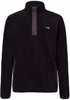 Oakley Black Long-Sleeve Sweatshirt with Colorblock Collar and Logo Design FOA403422-02E Oakley Black Long-Sleeve Sweatshirt with Colorblock Collar and Logo Design FOA403422-02E